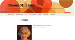 Desktop Screenshot of naomimitchum.com